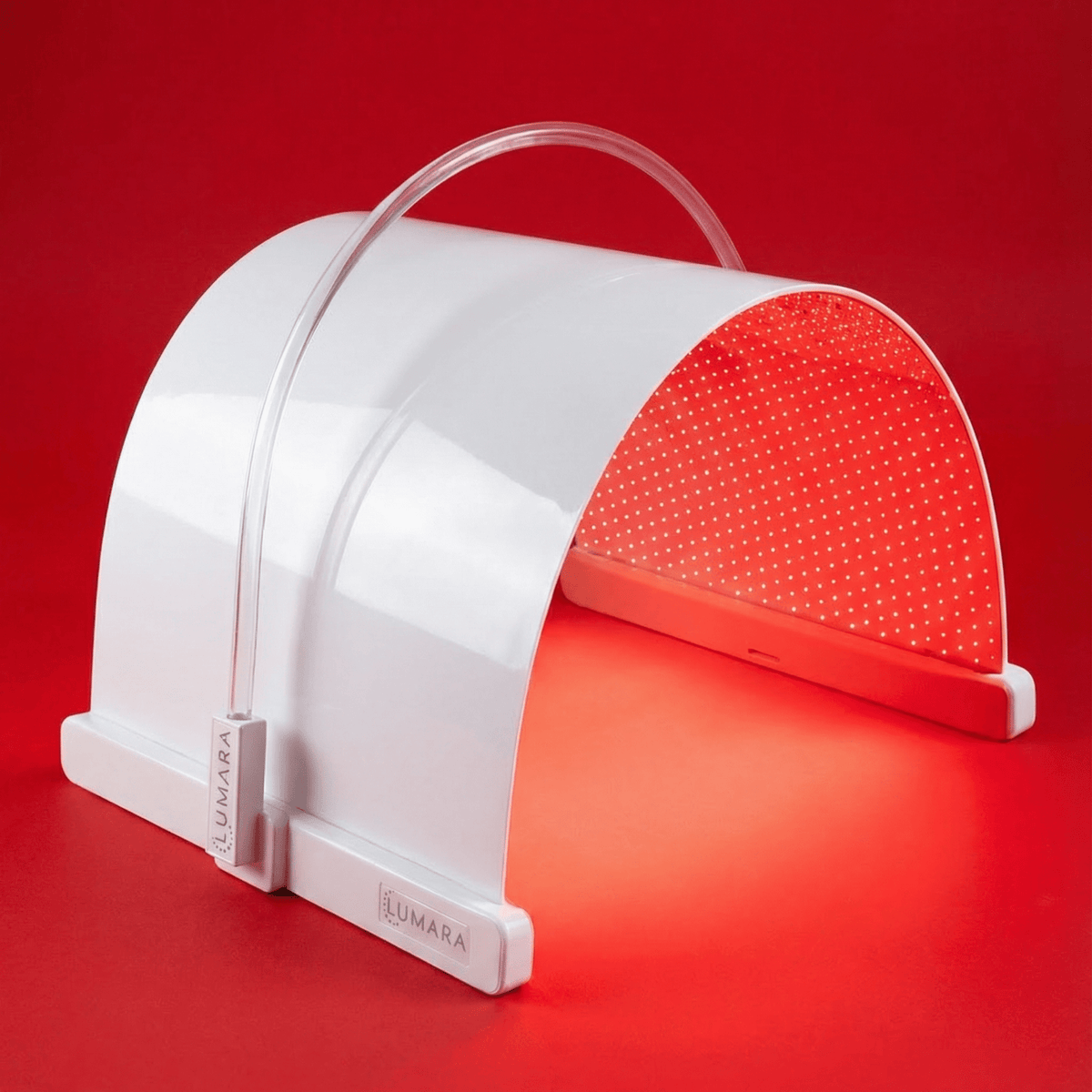 Illuminate Red V2 red light therapy panel glowing red