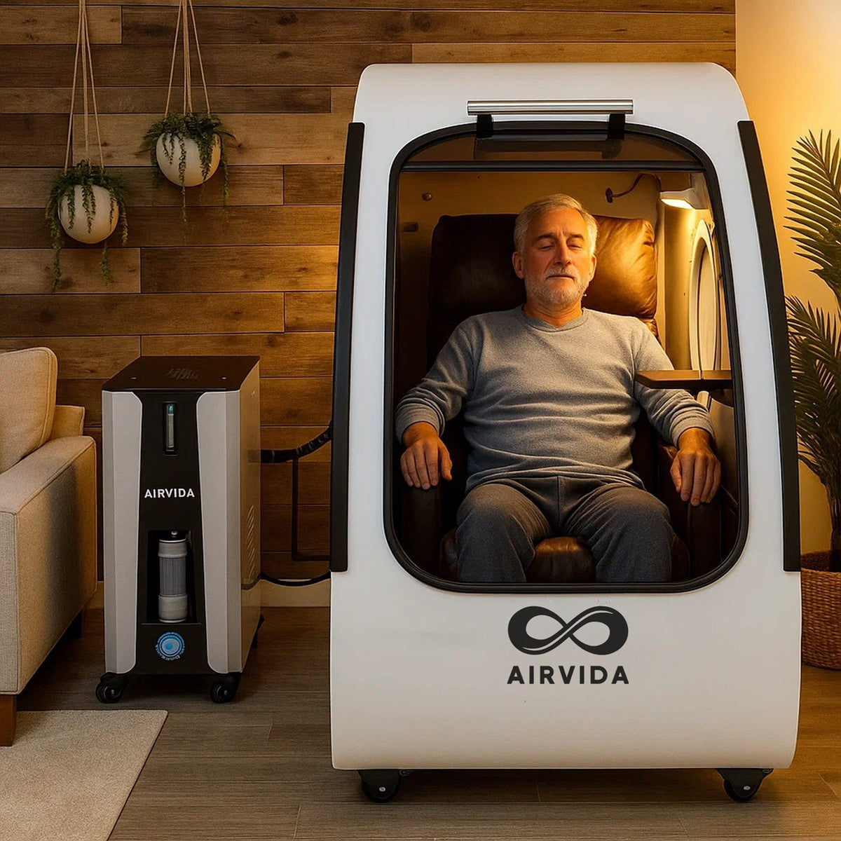 Airvida Elite Sitting Hard Shell Hyperbaric Chamber 1.3–2.0 ATA