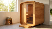 AuroraTherm Cedar Indoor Sauna — Lifestyle