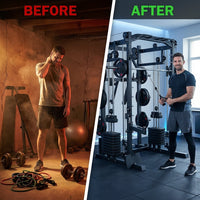 Nighthawk Atlas Pro All-In-One Home Gym — Before & After