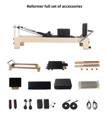 Classic Professional Solid Wood Pilates Reformer