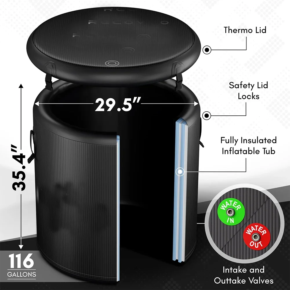 Pro Elite 90cm Ice Bath Pod