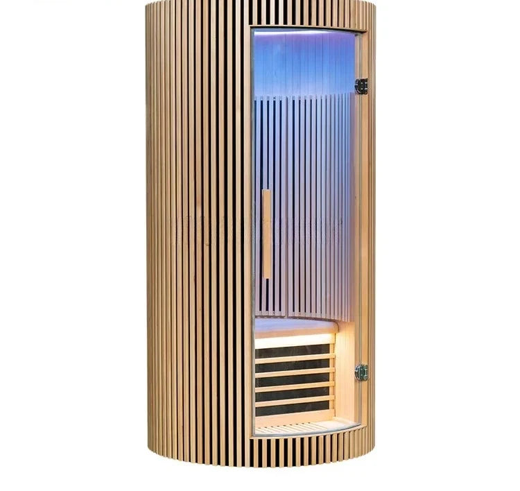Solid Wood 1-Person Dome Sauna