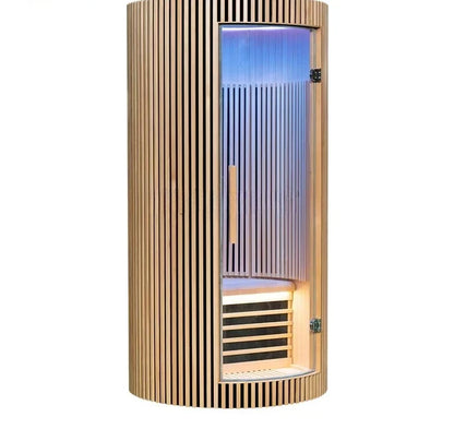 Solid Wood 1-Person Dome Sauna