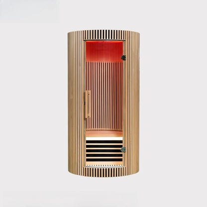 Solid Wood 1-Person Dome Sauna