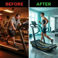 StrideForm ApexCurve Manual Treadmill — Before & After