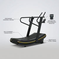 StrideForm ApexCurve Manual Treadmill — infographic