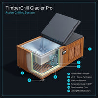 TimberChill Glacier Pro Cedar Cold Plunge — How It Works