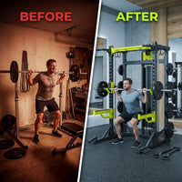 VulcanPrime SMX 900 Counterbalanced Smith Machine — Before & After