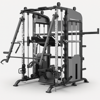 Functional Trainer Smith Machine Built for Home Gyms, Dual Cable Columns, Counterbalanced System, Multi-Grip