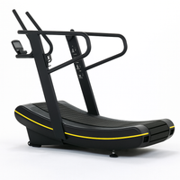 Curved Manual Treadmill Built for Natural Stride Training, Self-Powered Running Deck, HIIT Ready, Compact Design