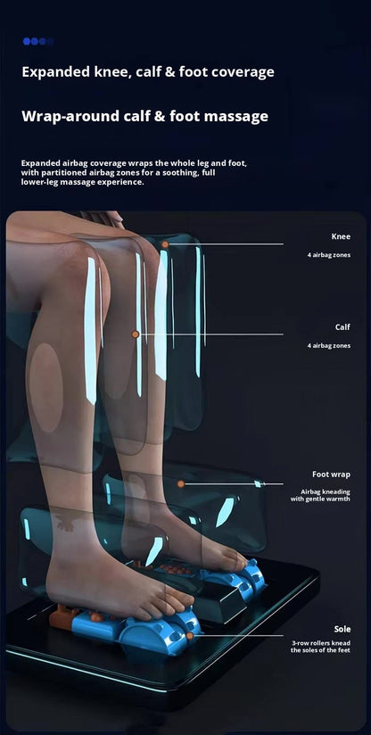 MedEq Recovery C79 calf and foot airbag massage coverage